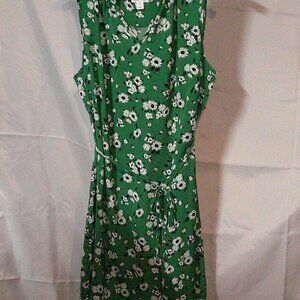 Market and Spruce Summer Dress Green